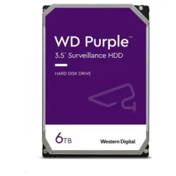 HDD WD 6TB CMR SATA3 WD64PURZ 256MB Purple
