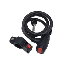 Brava spiralna na ključ 10x1200 mm sa držačem crna