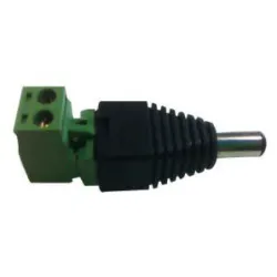 CON-DC03M Gembird muski DC konektor pod Pravim uglom (90 stepeni) 5.5x2.1 na sraf za video nadzor