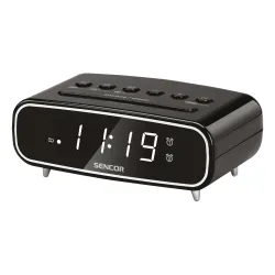 Fm radio sa digitalnim prikazom vremena SENCOR SRC 2600 B crni