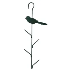 Hranilica metalna 9 × 40 cm tamnozelena