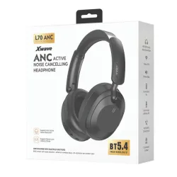 Xwave L70ANC black Bluetooth slušalice stereo sa mikrofonom/v5.4/Wireless/Aux/800mAh/80h