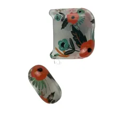 Silikonska zastita za AirPods slušalice cvetna
