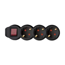 Razvodnik sa 3 mesta 1,5m 1.0mm2 + prekidač