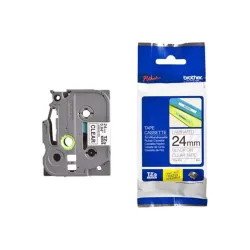 TZe-151 crno na prozirno 24mm