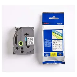 TZe-251 crna na belo 24mm