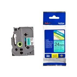 TZe-751 crna na zeleno 24mm