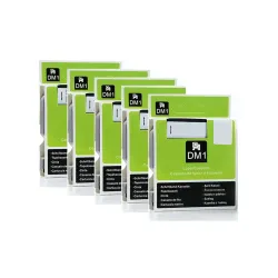 Traka za Dymo DM1 45010 12mm x 7mm crna/providno