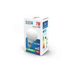 XLED E14 7W, P45 NB LED Sijalica 4000K,560Lm,Mini,220V,Bela