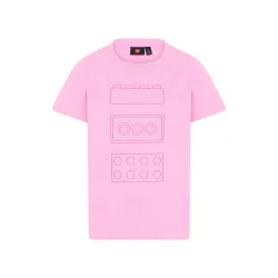 LEGO Iconic majica kratkih rukava, svetlo roze - 116