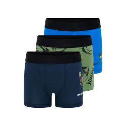 LEGO NINJAGO bokserice, set 3 kom, teget - 128/134