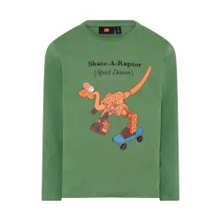 LEGO Iconic majica dugih rukava, maslinasto zelena - 110