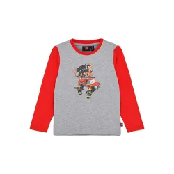 LEGO City majica dugih rukava, melirano siva - 146