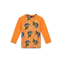 LEGO NINJAGO majica za kupanje sa dugim rukavima, narandžasta - 140