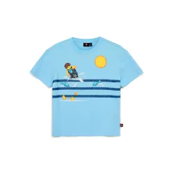 LEGO Iconic majica kratkih rukava, svetlo plava - 152