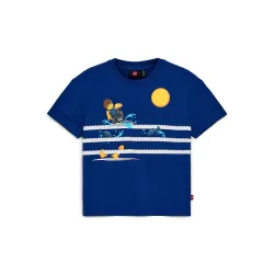 LEGO Iconic majica kratkih rukava, teget - 152