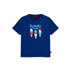 LEGO Iconic majica kratkih rukava, teget - 152