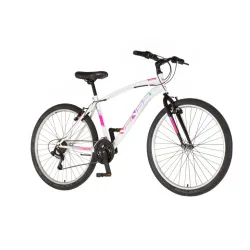 Bicikl venssini arcadia 26" belo roze