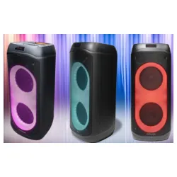 Microlab PT802W karaoke zvucnik 200W, Bluetooth,LED, 11,1V/4400mAh,TWS, Aux, USB, FM,microSD,+ Mic*2