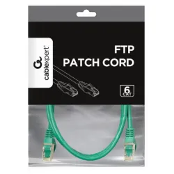PP6-1M/G Gembird Mrezni kabl, CAT6 FTP Patch cord 1m green