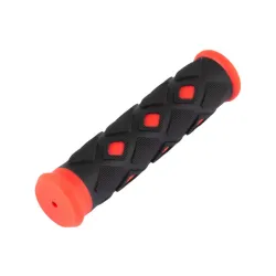 Ručke crno crvene l=122 mm duže