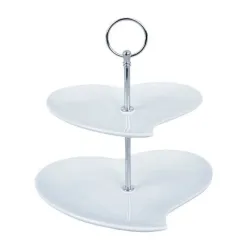 Vilde 122936 - Porcelanski  stalak na  2 sprata za serviranje / prezentaciju, 21