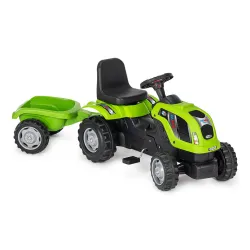 Traktor Na Pedale MMX Sa Prikolicom - Zeleni - Traktor na pedale