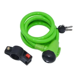 Brava spiralna na ključ 12x1500 mm obložena silikonom zelena GK102.315