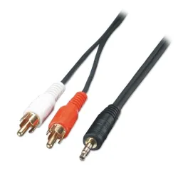 Audio kabl (3.5mm stereo jack na 2 RCA jack) 1,5m