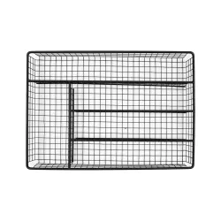 ESTIA ES01-5658 UMETAK ZA ESCAJG METAL 5 PREGRADA CRNI