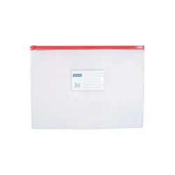 Fascikla zip Donau PVC providna A4