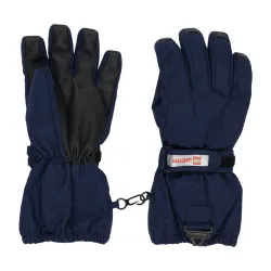 LEGO Iconic dvoslojne ski rukavice, teget - 158/164