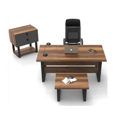 Kancelarijski set Barok - antracit metalne noge