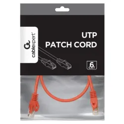 PP6U-0.5M/R Gembird Mrezni kabl, CAT6 UTP Patch cord 0.5m red