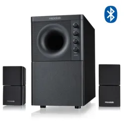Microlab X3BT Aktivni drveni zvucnici 2.1 sistem 98W RMS, 3,5mm, Bluetooth