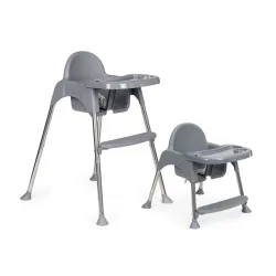 HRANILICA ZA BEBE 2U1 SA POSTOLJEM I POJASEVIMA GRAY ECOTOYS