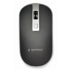 MUSW-4B-06-BS Gembird Bezicni mis 2,4GHz opticki USB 800-1600Dpi black/silver 115mm FO