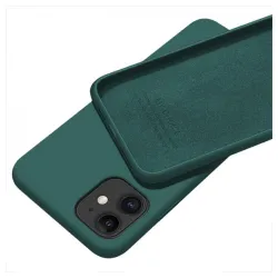 MCTK5-HUAWEI Honor X8a  * Futrola Soft Silicone Dark Green (179.)