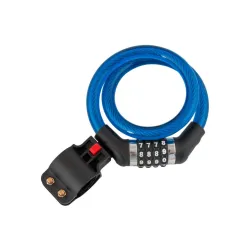 Brava spiralna na šifru 4 broja 15 x 650mm plava sa držačem