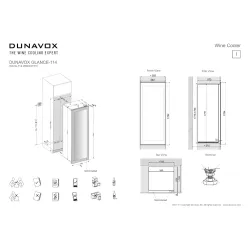 DUNAVOX DAVG-114.288DOP.TO vinska vitrina