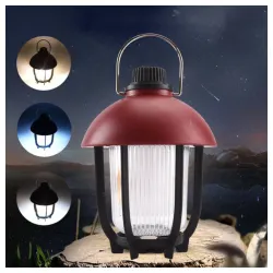 Prenosna LED punjiva lampa crvena