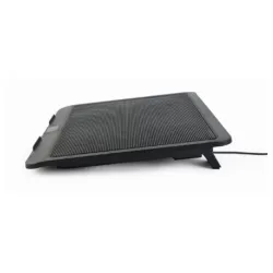 NBS-1F15-04 Gembird hladnjak za laptop, 15.6 120mm Fan, USB, 330x250mm, Ergo Stand
