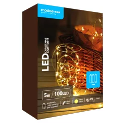 Modee Lighting * ML-C1011 Lampice za jelku sa 100 toplo belih LED dioda,5m toplo bele, 3xAA