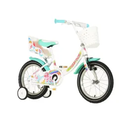 Bicikl visitor lola  16" belo tirkiz