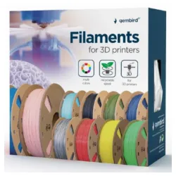 3DP-ABS1.75-01-S ABS Filament za 3D stampac 1.75mm, kotur1KG Silver
