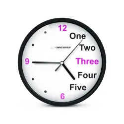 ESPERANZA EHC014K ZIDNI SAT PRAGUE CRNI