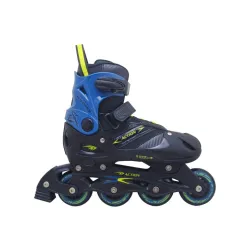 Roler m (37-40) crno plavi pvc abec-5 pu točkići