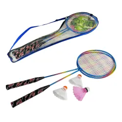 Set za badminton sa 2 reketa i 3 loptice