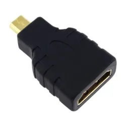 Adapter Micro HDMI (M) - HDMI (F) crni