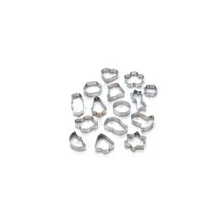 NAVA NV10-186-014 KALUPI ZA KOLAČIĆE INOX 15 OBLIKA